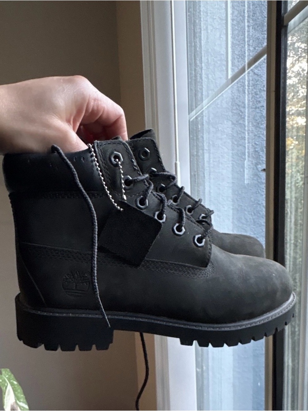 Timberland Kids Black Boots
